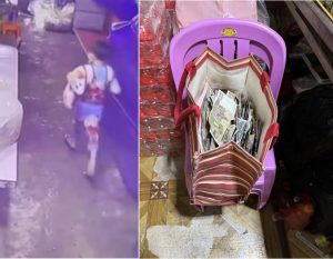 西港大市场惊现孩童大盗