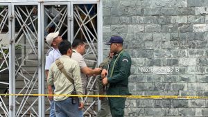 柬埔寨金边坠楼男子