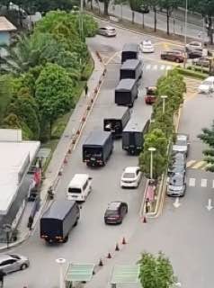 马来西亚警方突击金融公司 404人涉网络诈骗被捕