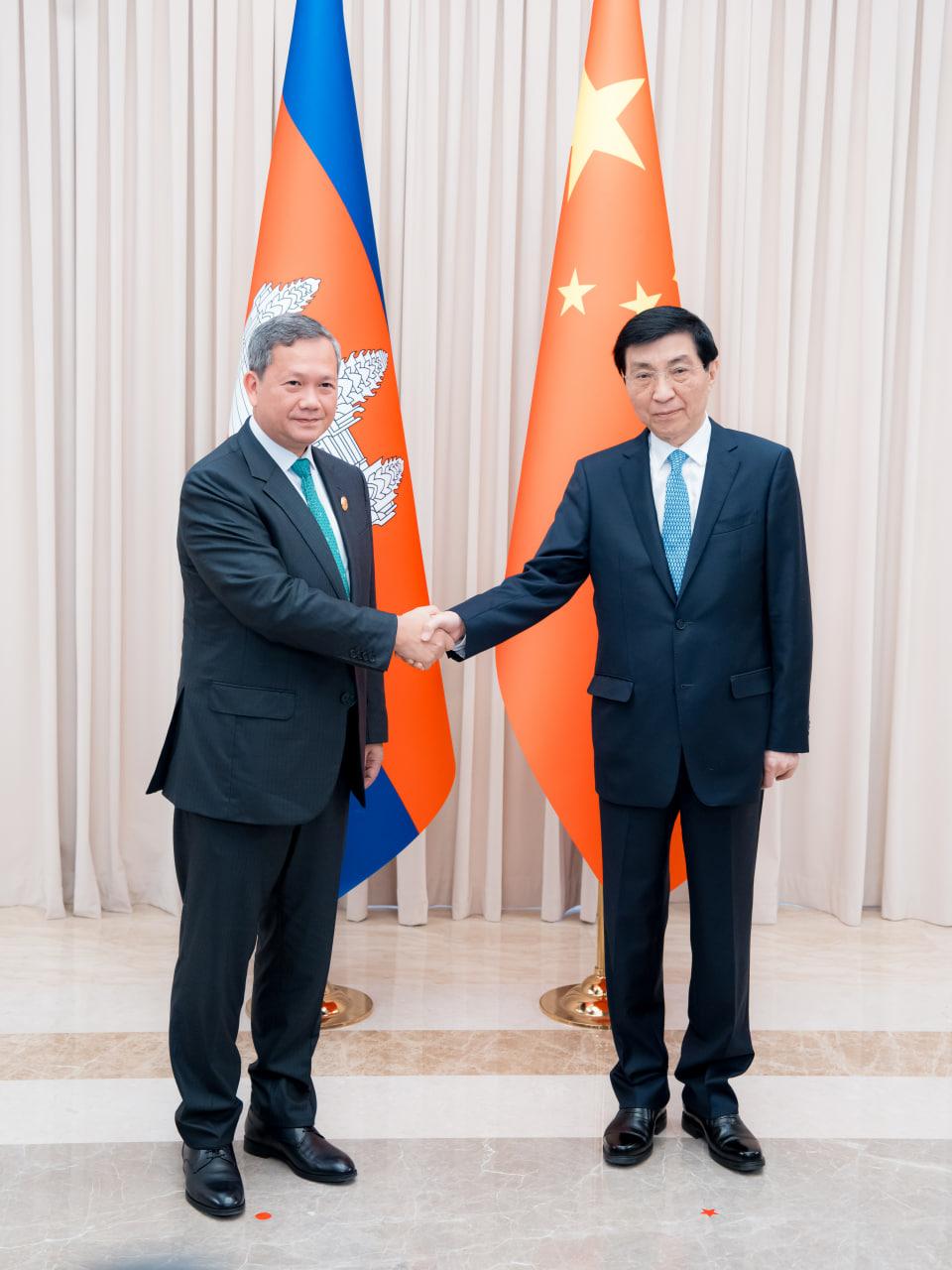 洪玛奈请求中国支持柬泰边境问题和平解决