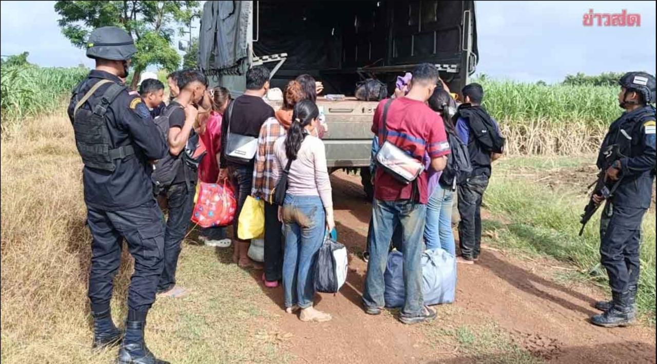 19名中柬人员非法入境泰国被捕,5名泰国男子涉“骡子账户”案浮出水面