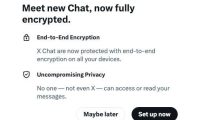 X推“加密聊天”功能遭质疑：安全性远不及Signal