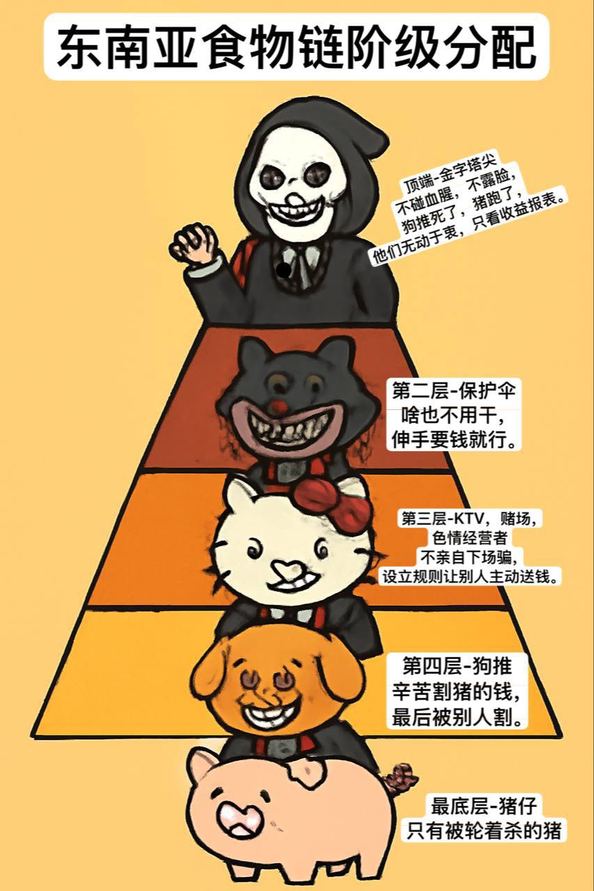 东南亚🐖食物链阶层分配