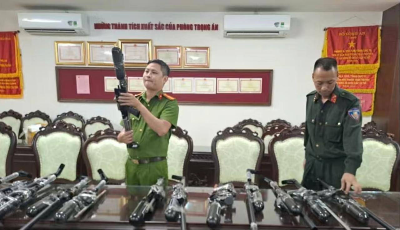 直播间卖枪？越南警方捣毁一制贩枪团伙！