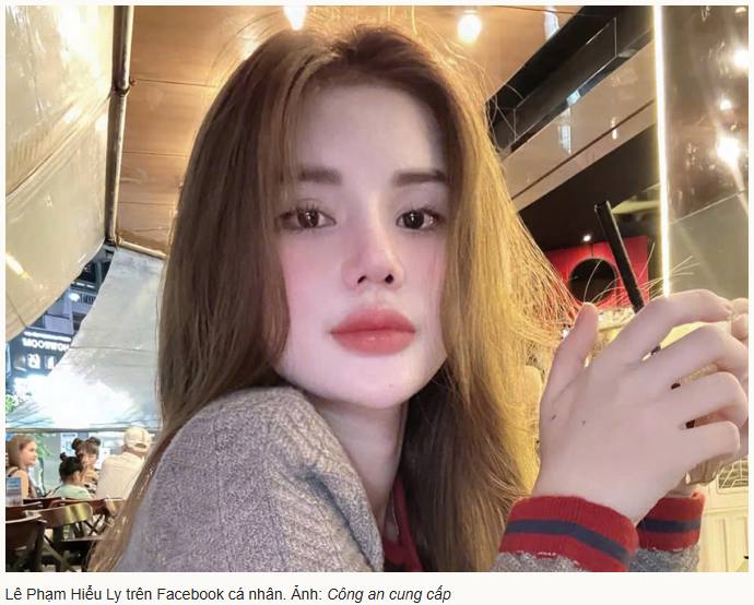 胡志明市警方发布通缉令 毒品案女嫌犯黎范晓璃在逃