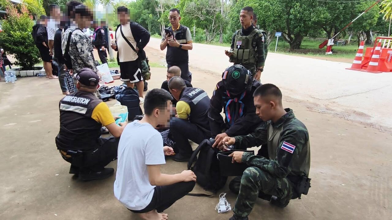 从缅甸转移柬埔寨，12名中国人波贝边境偷渡被抓
