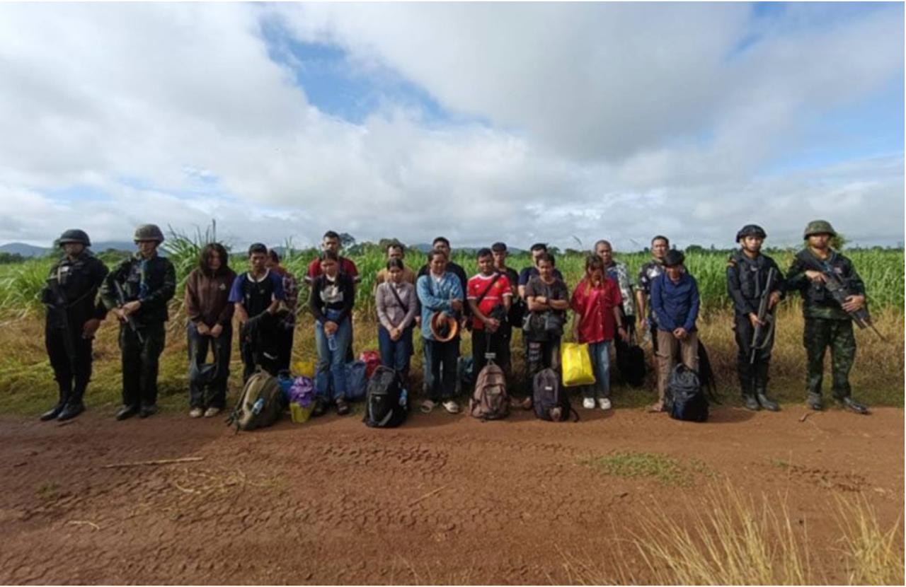 19名中柬人员非法入境泰国被捕，5名泰国男子涉“骡子账户”案浮出水面