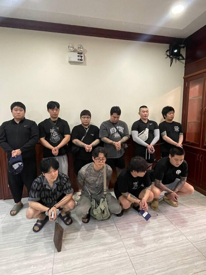 突发重磅:金边警方突查电诈窝点,48名嫌疑人被捕
