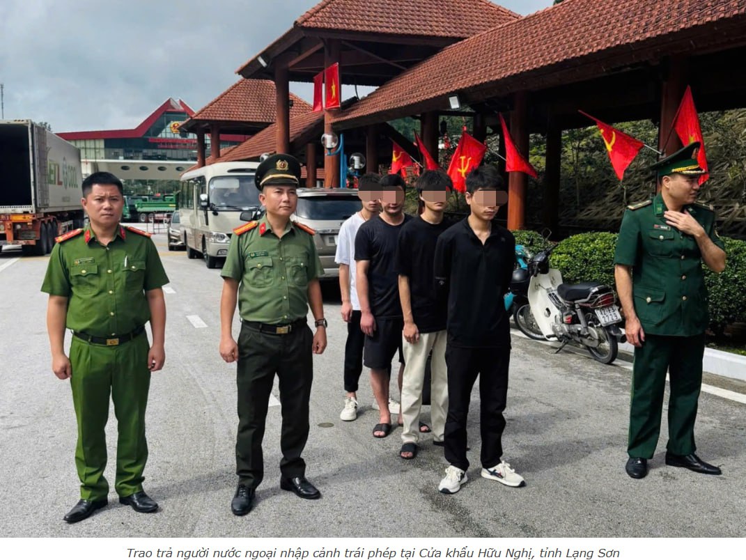 越南公安温馨提示:越南广治省严打偷渡!年初至今已查处72名偷渡的中国人,落网后称想找“高薪工作”......