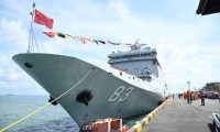 两艘中国海军舰艇将于10月10日至14日停靠西港