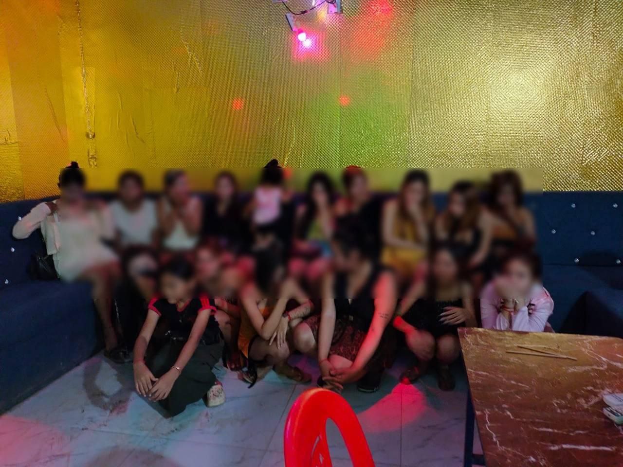 干拉警方连捣3家涉黄KTV,抓39人!