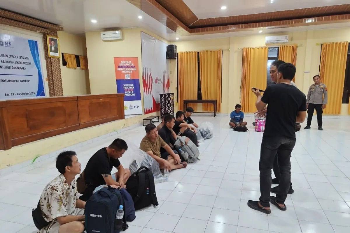 中国人7名偷渡入境被印尼水警当场逮捕