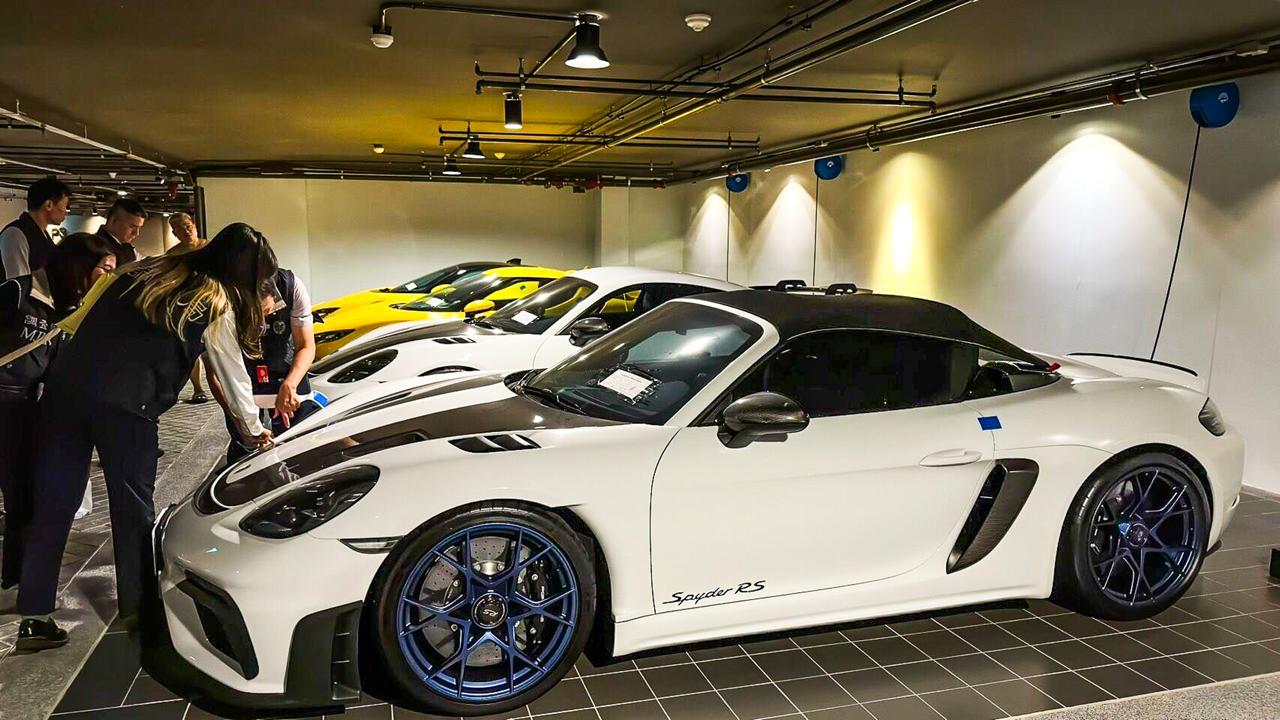 台湾警方扣押太子集团陈志的一批豪车