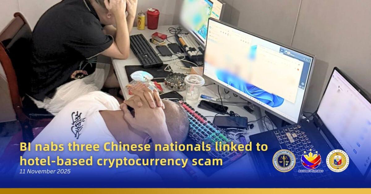 移民局逮捕三名涉加密货币诈骗的中国公民