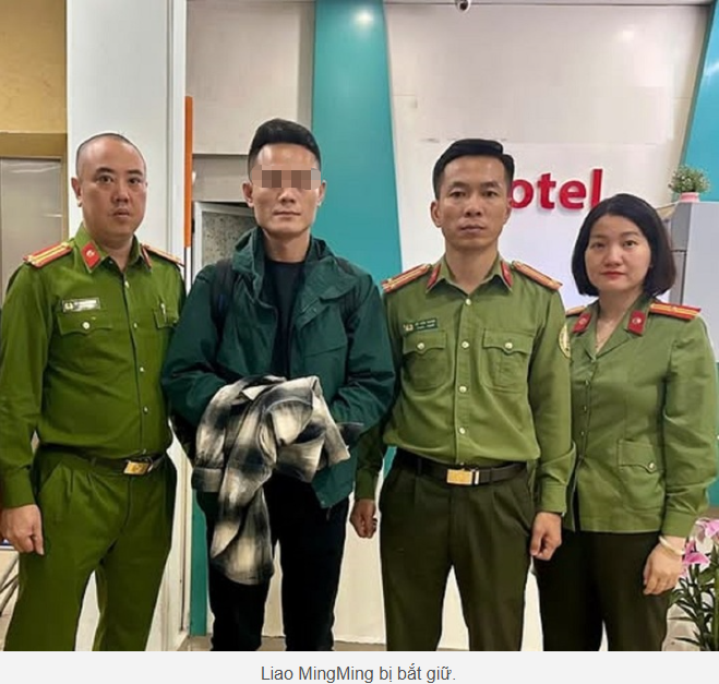 自投罗网！中国籍网络诈骗通缉犯廖明明，逾期滞留越南河内终落网 - 廖明明